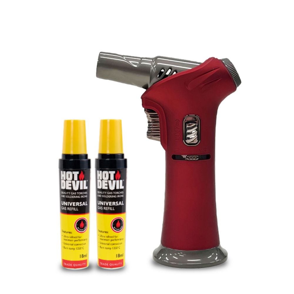 Hot Devil HDPBT Premium Butane Gas Blow Torch