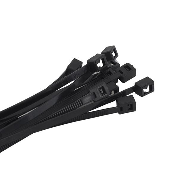 KINCROME 200 x 4mm Cable Tie Black - 20 Piece K15800