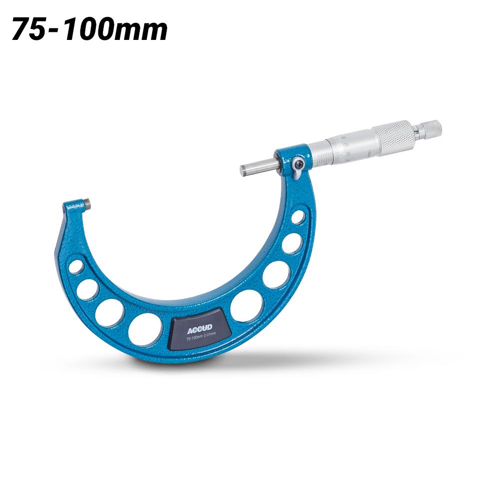 Accud AC-321-004-01 75-100mm (3-4") Metric Outside Micrometer
