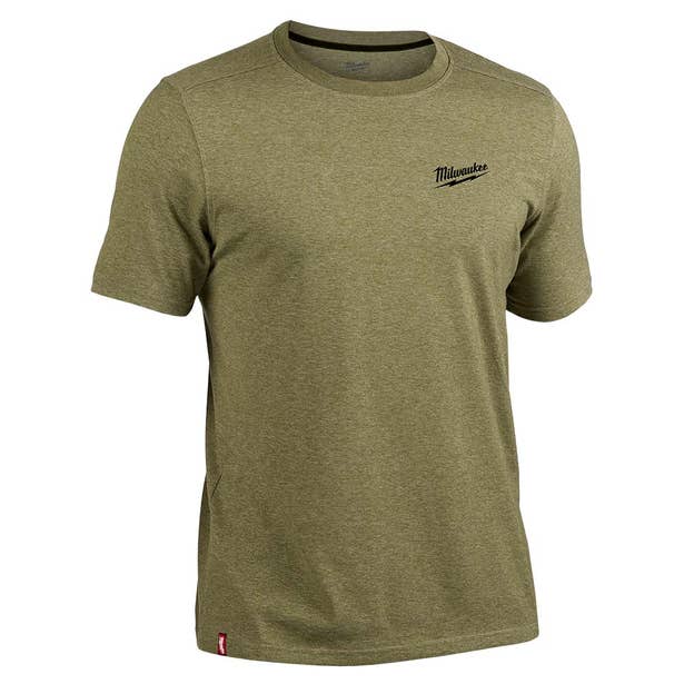 MILWAUKEE Hybrid Work Tee Short Sleeve Green 603GN