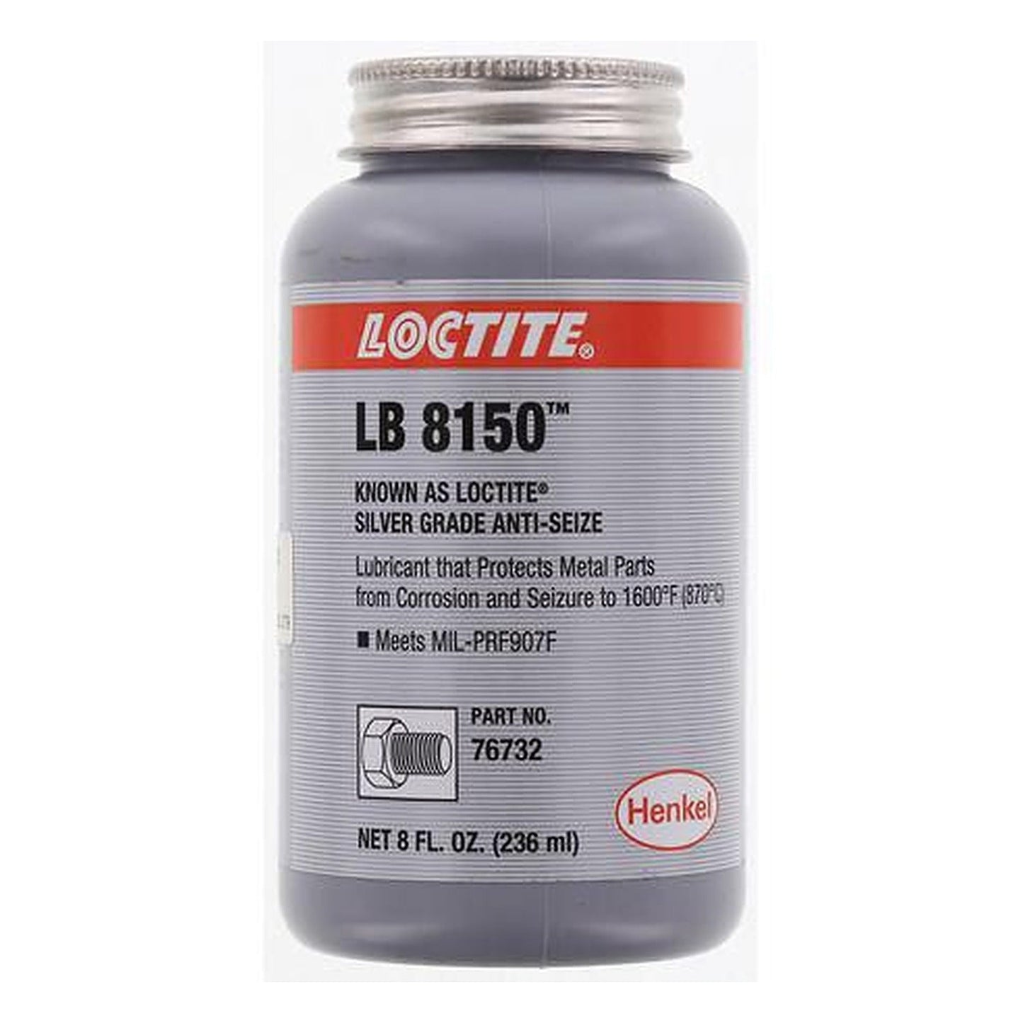 Loctite LB 8150 Silver Grade Anti-Seize 236ml 199012