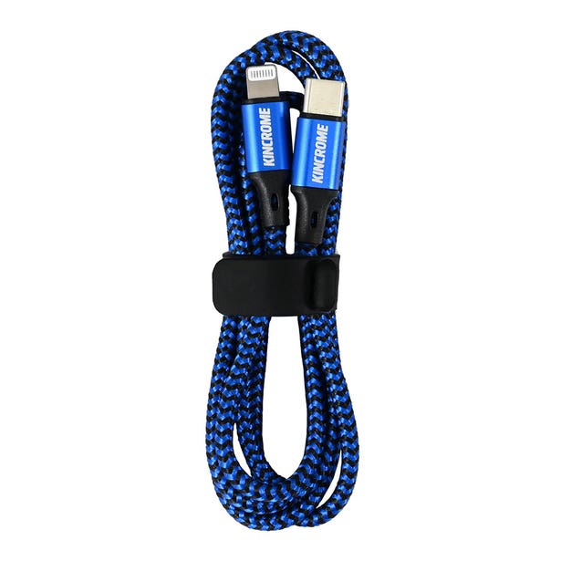 KINCROME 1m USB-C To Lightning Phone Cable KP1444