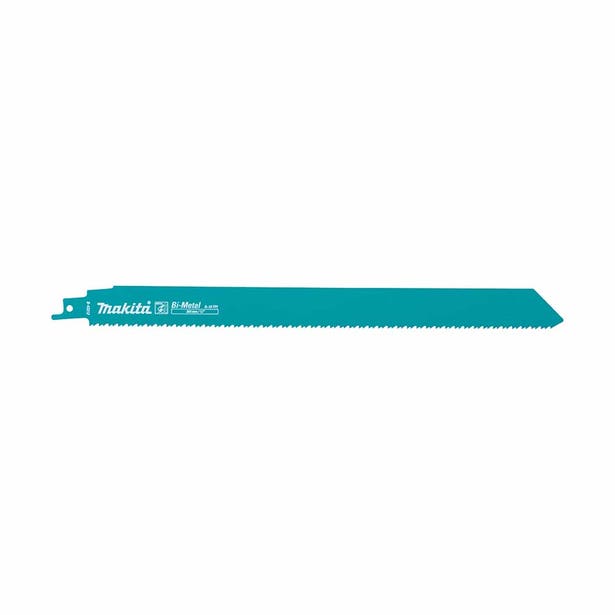 MAKITA 305mm 1.1T 8-10TPI Bi-Metal Reciprocating Blade for Wood/Metal - 5 Piece B-43212