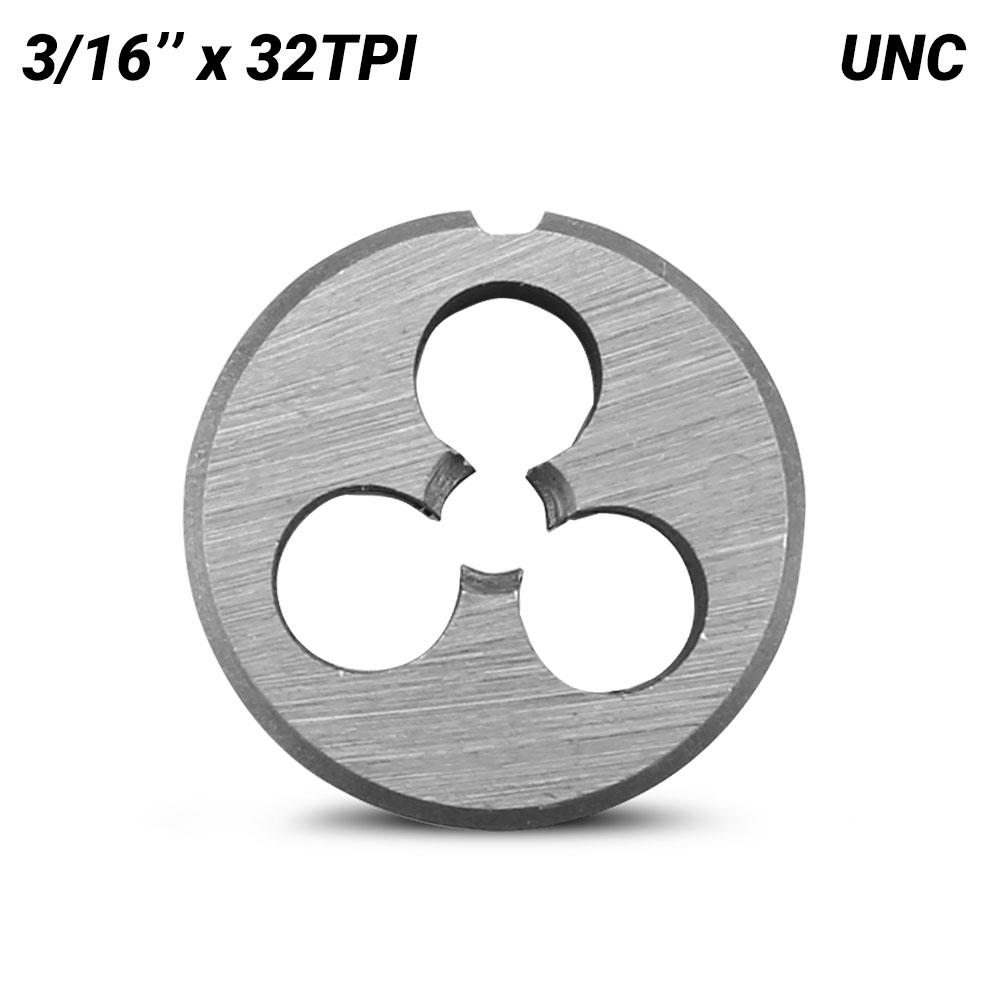 Daytona S149673 3/16'' x 32 TPI UNC Hand Button Die