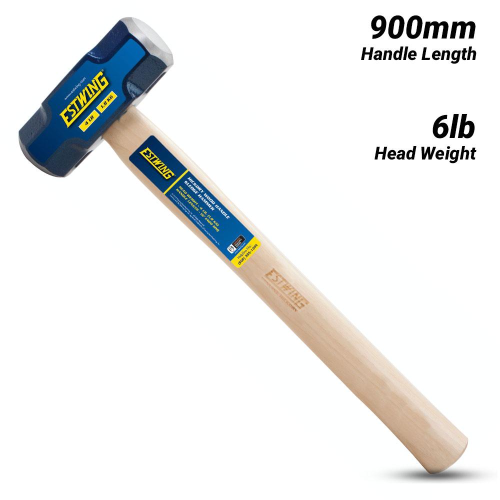 Estwing ESH-636W 900mm (36") 6lb Sledge Hammer with Hickory Wood Handle