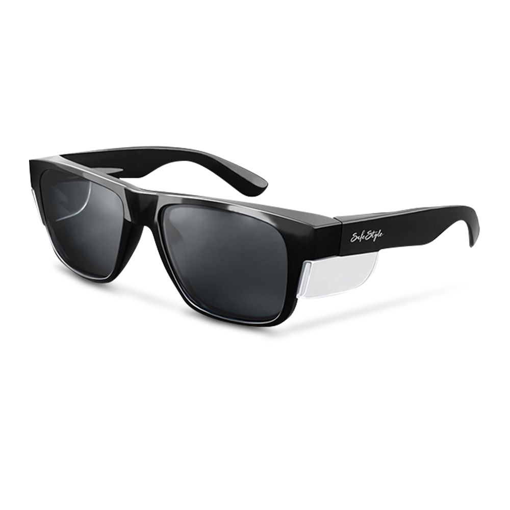 SafeStyle FBTK100 Fushions Kids Black Frame Tinted Lens