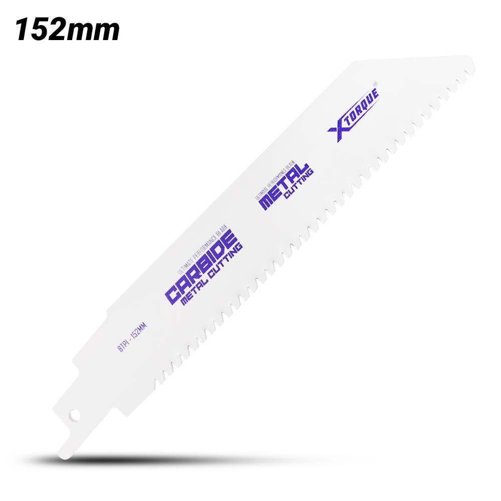 Xtorque X152MRB Single-Pack 152mm (6") 8 TPI Carbide Tipped Thick Metal Reciprocating Saw Blade