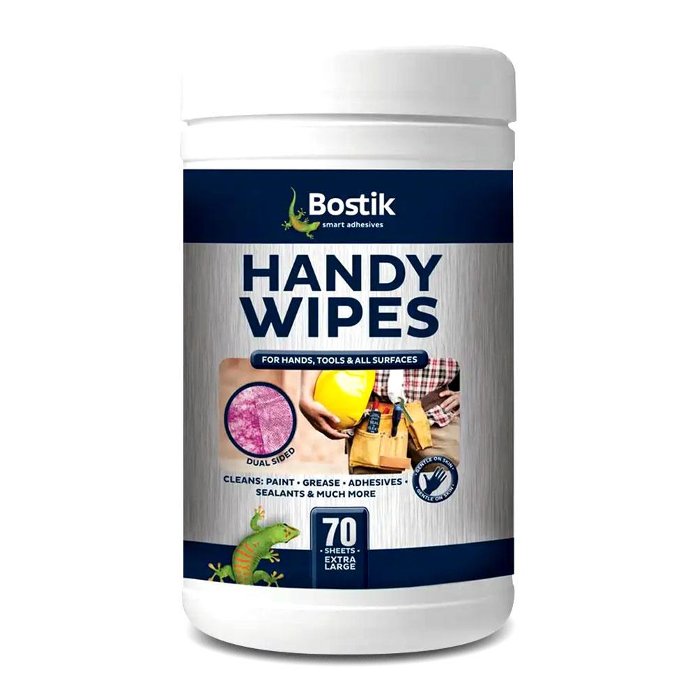 Bostik 30623946 Extra Large Handy Wipes with Scrub Side - 70 Towels