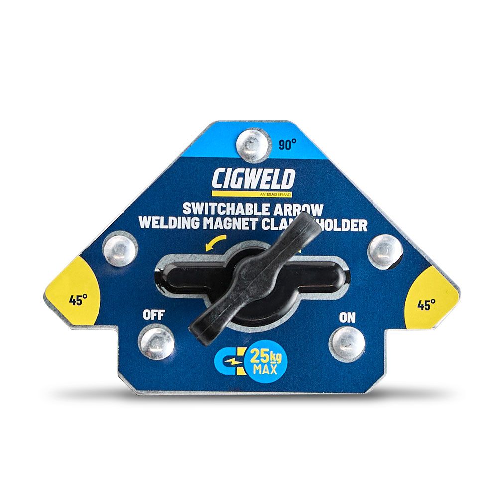 Cigweld 646786 WeldaToolz 80kg Force Switchable Arrow Magnet