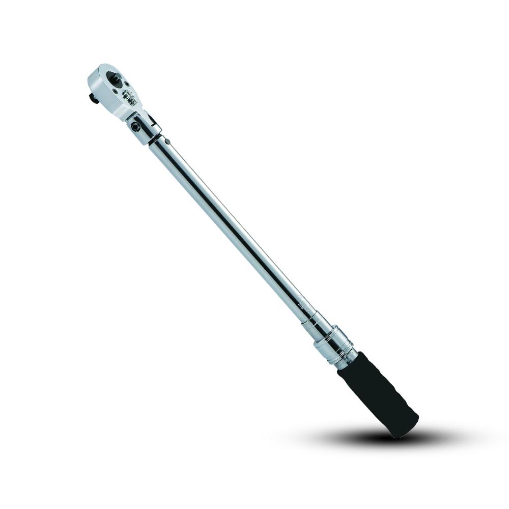 T&E Tools 63115 20-110Nm 3/8" Drive Felx-Head Clicker Torque Wrench