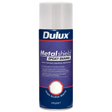 Dulux 300g Metalshield Epoxy Enamel Gloss Spray Paint White