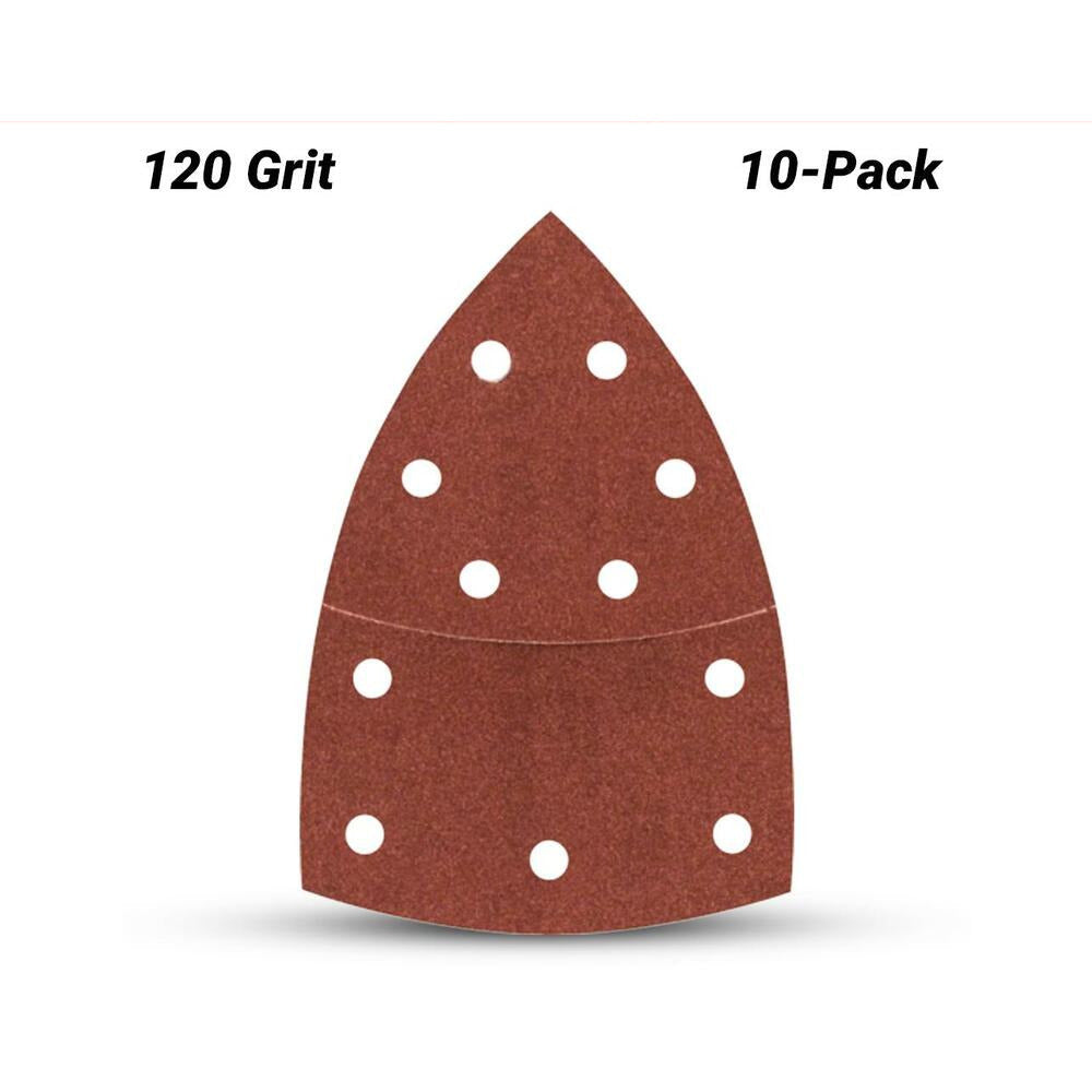 Bosch 2.608.607.409 EXPERT 10-Pack 102mmx 63mm, 93mm 120 Grit C430 Wood & Paint Multi Sanders Sanding Paper