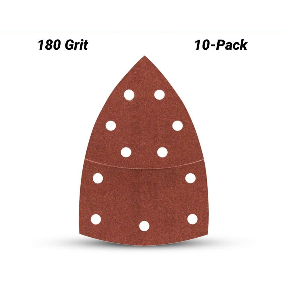 Bosch 2.608.607.410 EXPERT 10-Pack 102mmx 63mm, 93mm 180 Grit C430 Wood & Paint Multi Sanders Sanding Paper