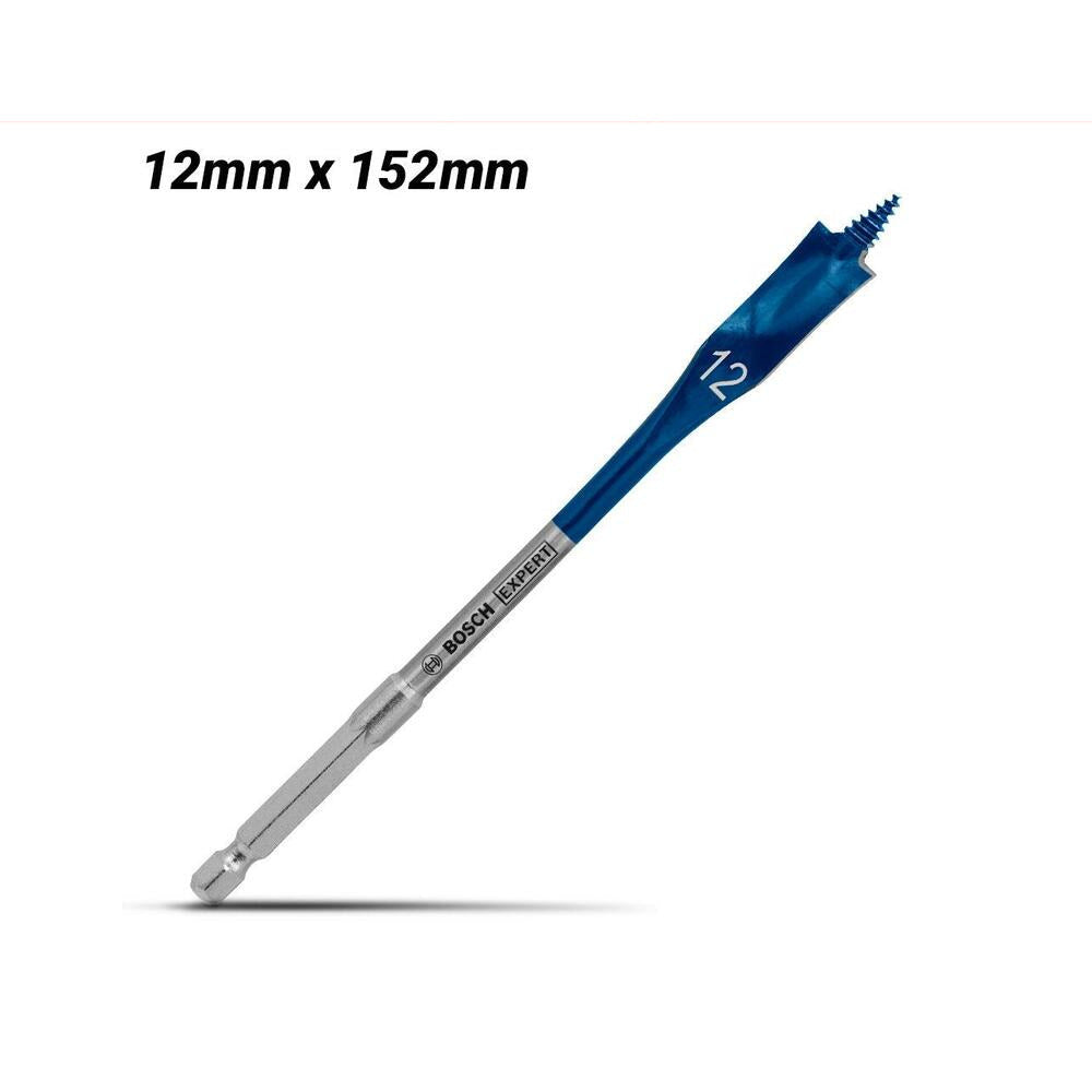 Bosch 2.608.900.312 EXPERT 12mm x 152mm Self Cut Speed Spade Drill Bit