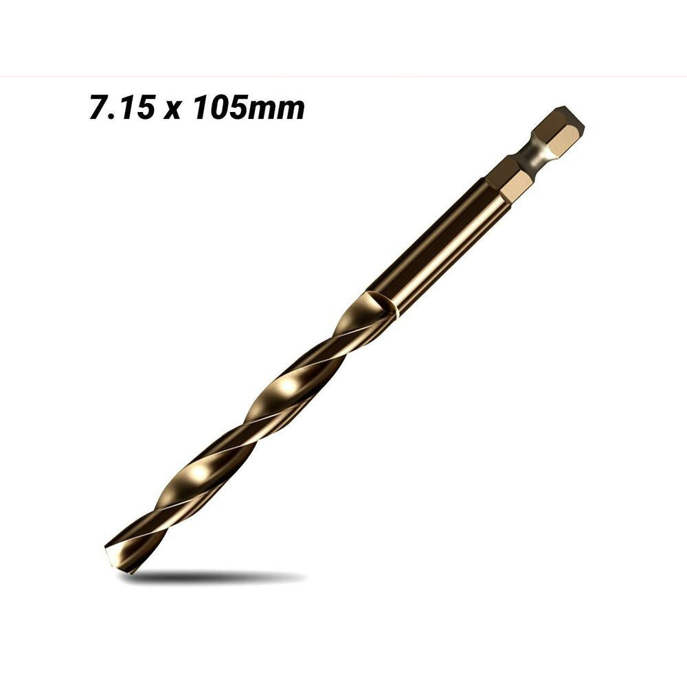 Bosch 2.608.900.530 EXPERT 7.15 x 105mm HSS-CO Power Change Plus Pilot Drill Bit
