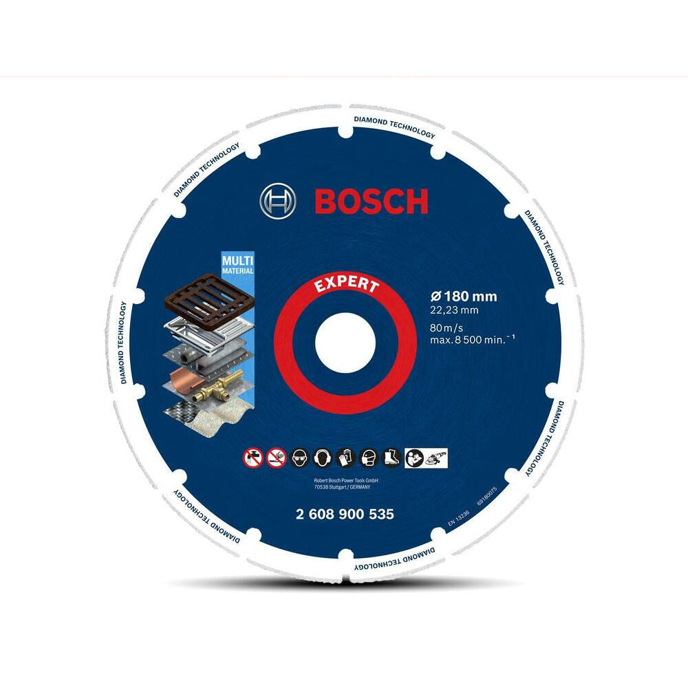 Bosch 2.608.900.535 EXPERT 180mm (7") Diamond Metal Cutting Disc Wheel