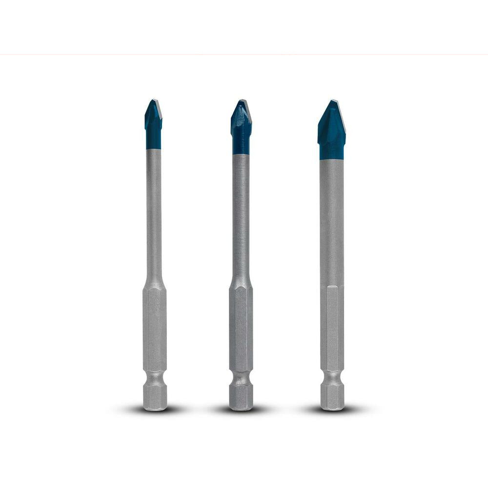 Bosch 2.608.900.595 EXPERT 3pce 90mm HEX-9 HardCeramic Drill Bit Set