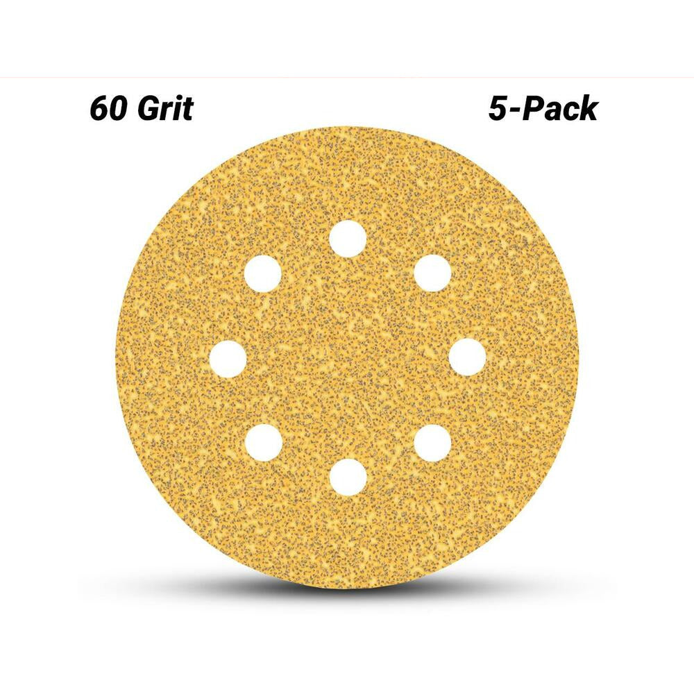 Bosch 2.608.900.804 EXPERT 5-Pack 125mm (5”) 60 Grit C470 Sandpaper Sanding Disc