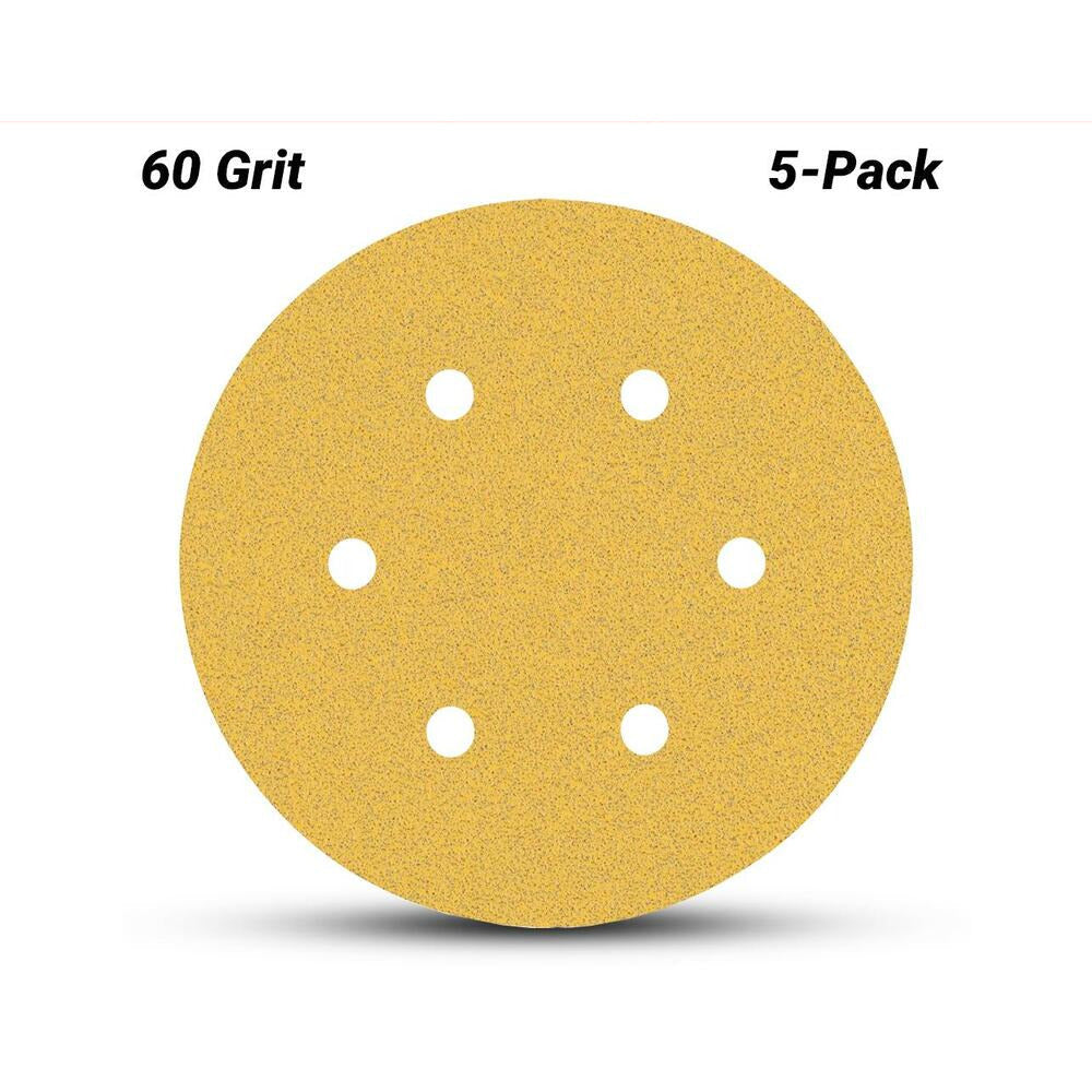 Bosch 2.608.900.814 EXPERT 5-Pack 150mm (6”) 60 Grit C470 Sandpaper Sanding Disc
