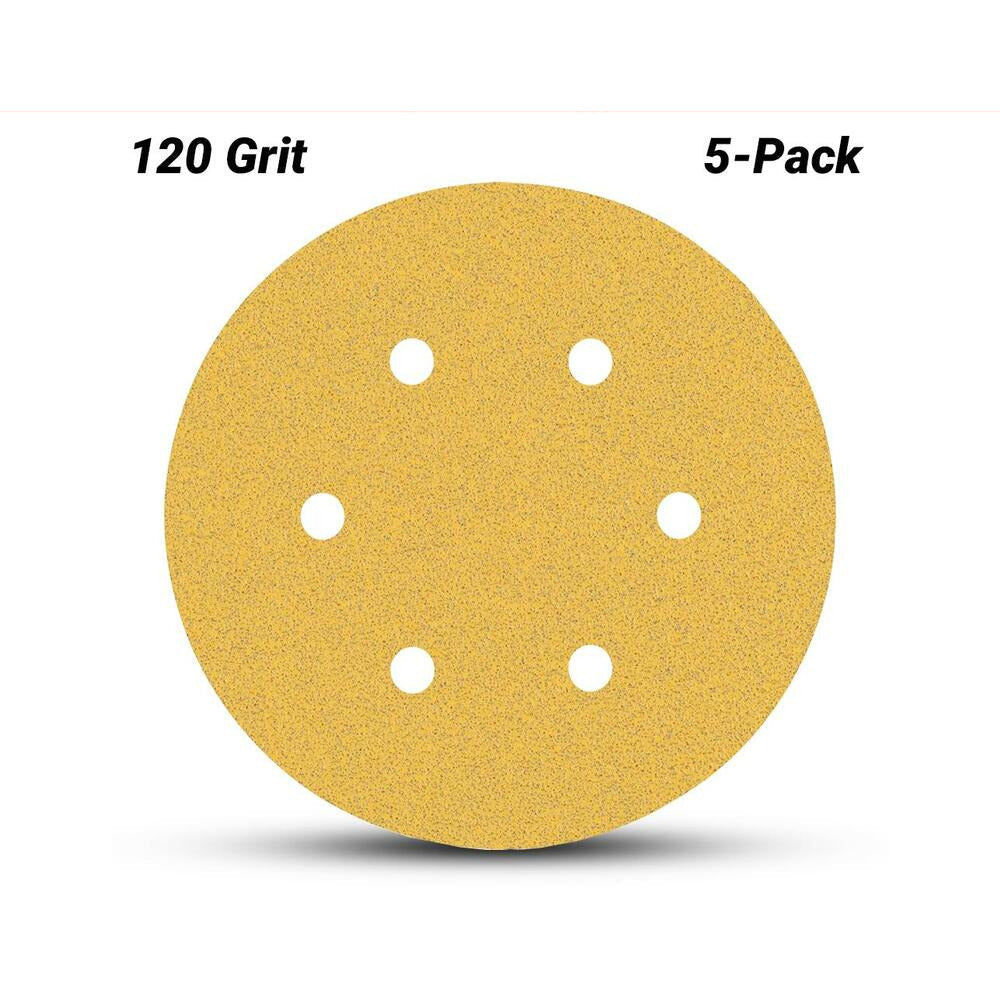 Bosch 2.608.900.817 EXPERT 5-Pack 150mm (6”) 120 Grit C470 Sandpaper Sanding Disc