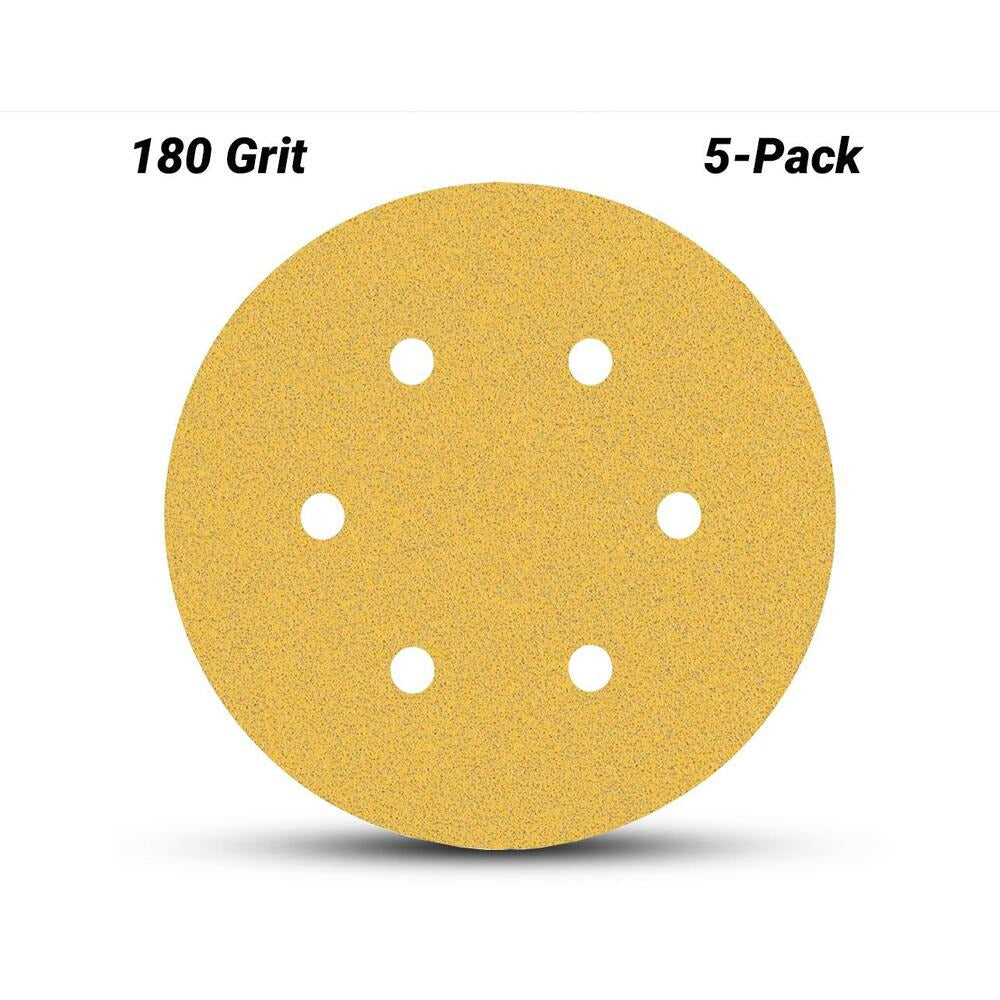 Bosch 2.608.900.818 EXPERT 5-Pack 150mm (6”) 180 Grit C470 Sandpaper Sanding Disc
