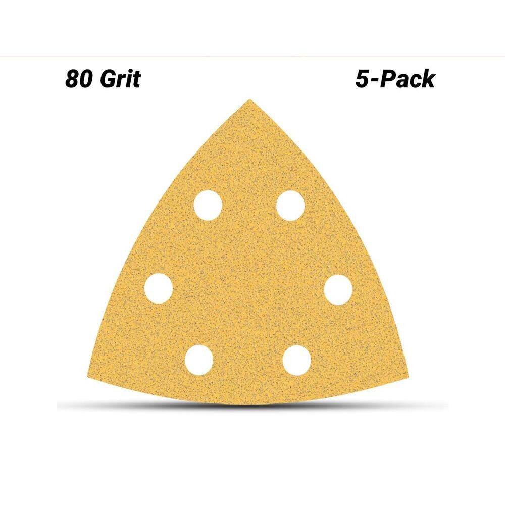 Bosch 2.608.900.825 EXPERT C470 93mm 80 Grit Sandpaper for Delta Sander - 5 Pack