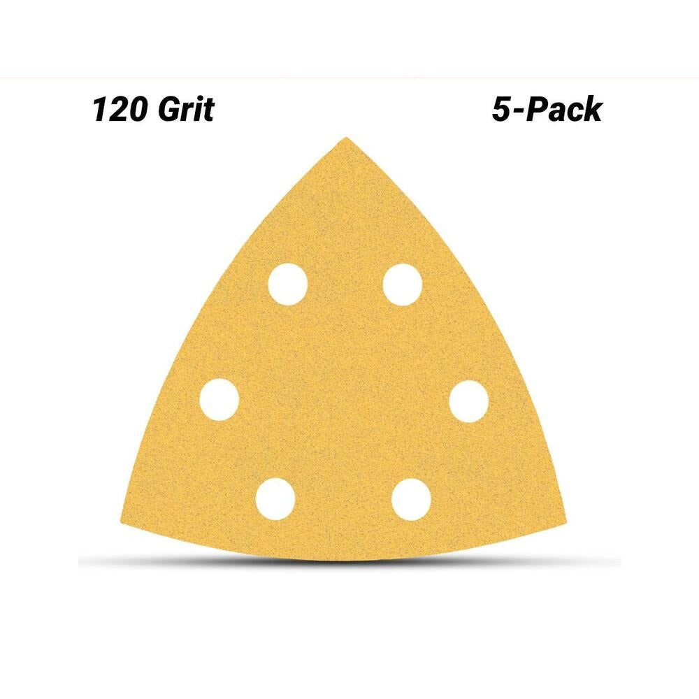Bosch 2.608.900.827 EXPERT C470 93mm 120 Grit Sandpaper for Delta Sander - 5 Pack