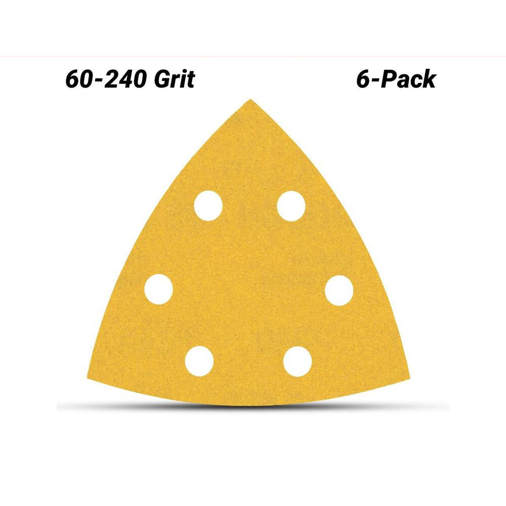 Bosch 2.608.900.832 EXPERT C470 93mm 60/120/240 Grit Sandpaper Set for Delta Sander - 6 Pack