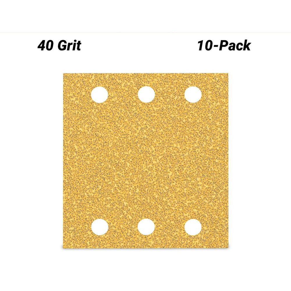 Bosch 2.608.900.890 EXPERT 10-Pack 115mm x 107mm 40 Grit C470 Sanding Paper