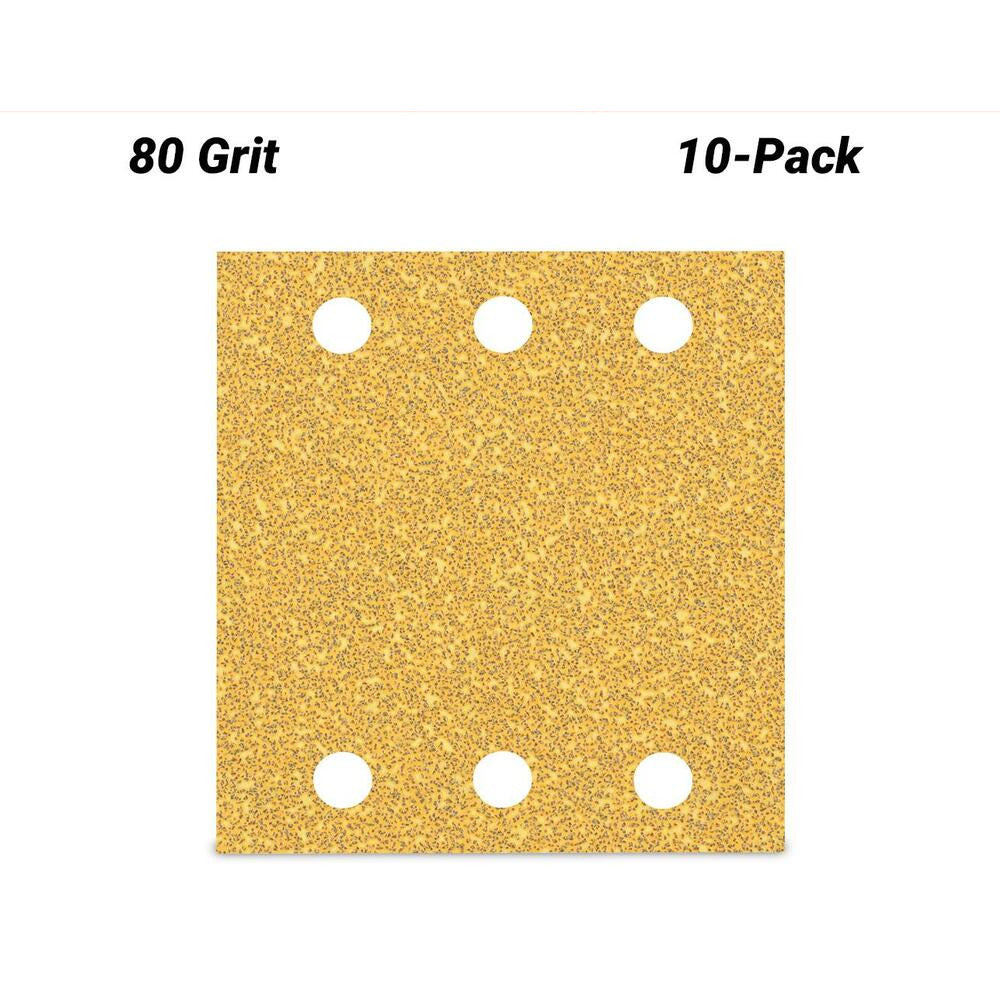 Bosch 2.608.900.892 EXPERT 10-Pack 115mm x 107mm 80 Grit C470 Sanding Paper