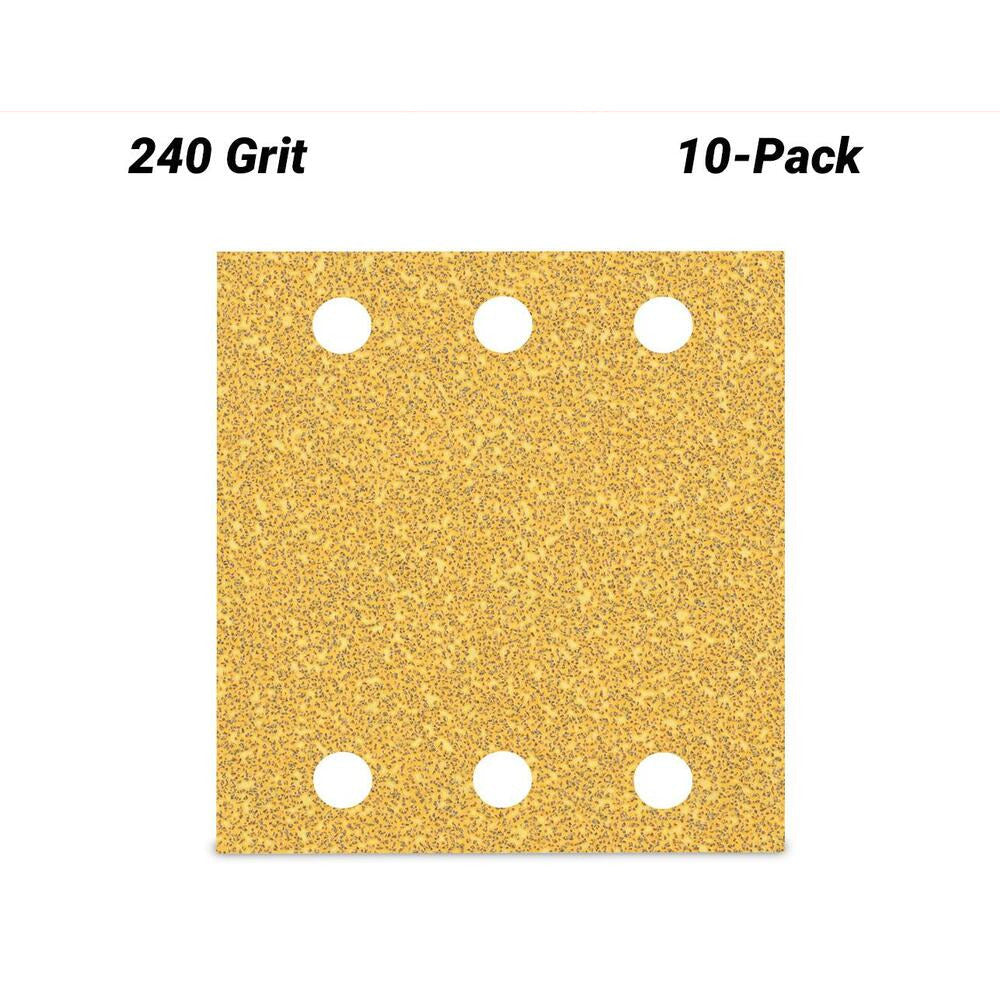 Bosch 2.608.900.895 EXPERT 10-Pack 115mm x 107mm 240 Grit C470 Sanding Paper