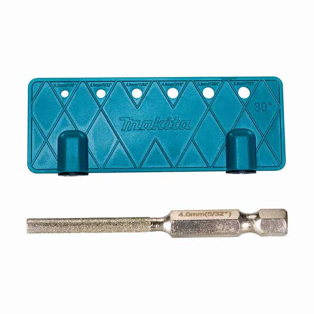 MAKITA 4mm Sharpening Plate with Diamond File D-75611