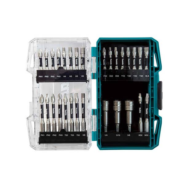 MAKITA 50 & 75mm Impact XSP Screwdriver Bit Set - 29 Piece E-19261