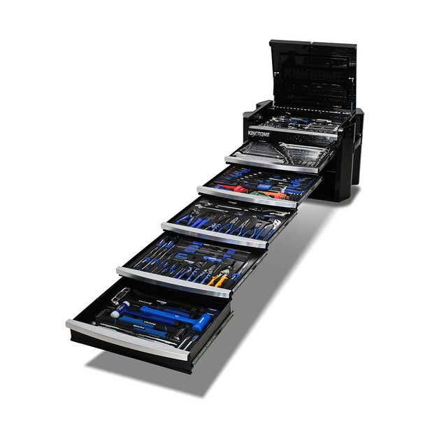 KINCROME 29" 5 Drawer Contour Chest Tool Kit Black - 298 Piece K1946B