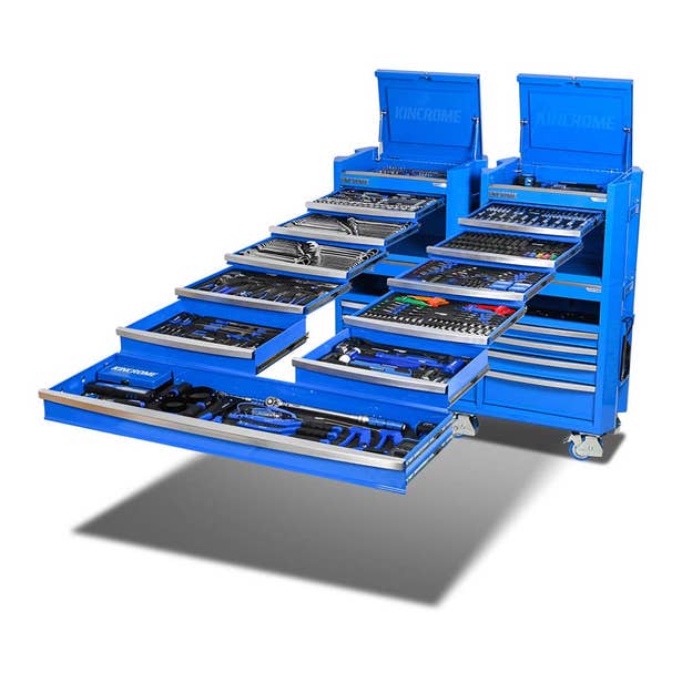 KINCROME 60" 22 Drawer Contour  Workshop Tool Kit - 868 Piece K1967