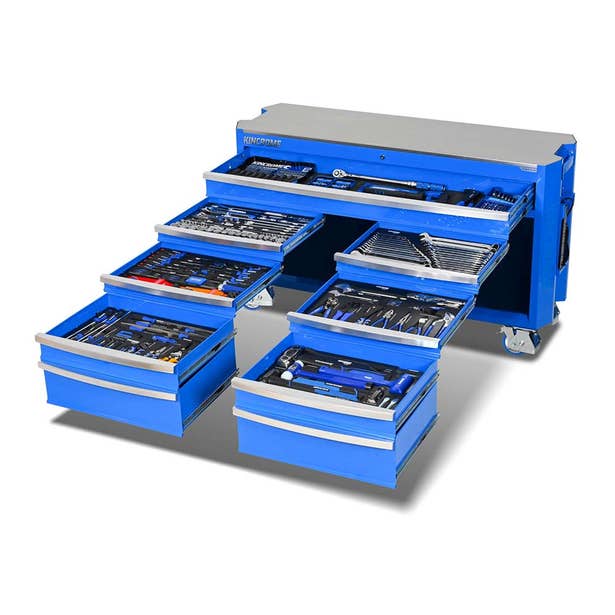 KINCROME 60" 12 Drawer Contour  Trolley Tool Kit - 454 Piece K1968