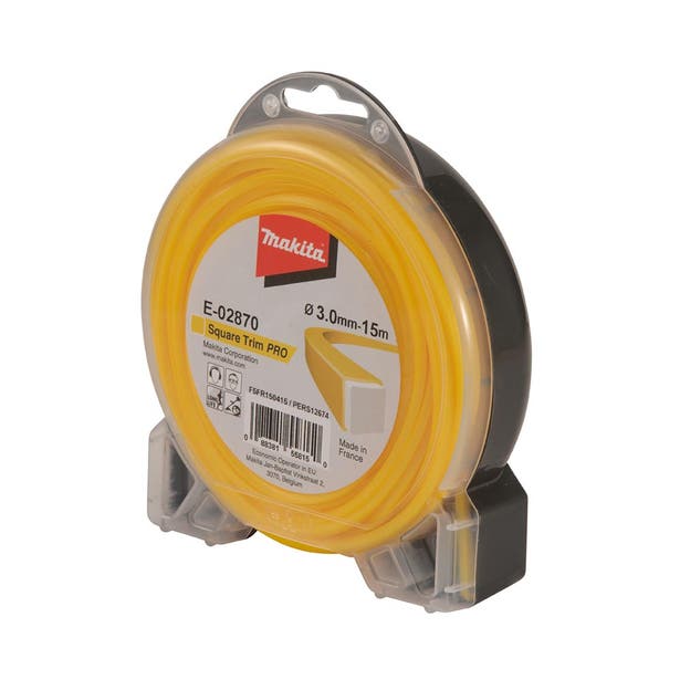 MAKITA 3mm X 15m Square Trim Pro Line Yellow E-02870