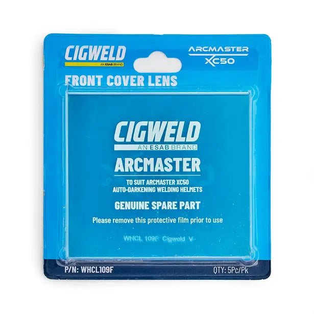 Cigweld Arcmaster XC50 Front Welding Lens Cover — 5 Pack WHCL109F