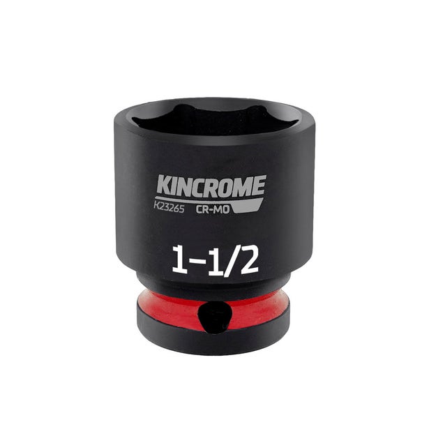 KINCROME 1-1/2 x 1/2inch Drive Impact Socket K23265