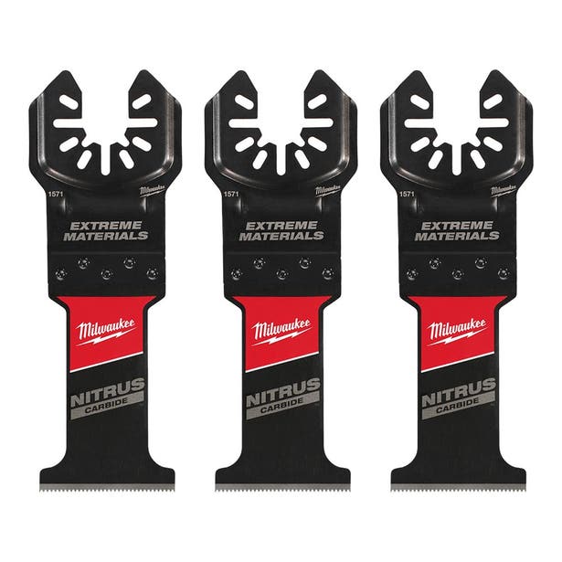 MILWAUKEE 35mm OPEN-LOK NITRUS CARBIDE Extreme Materials Blade - 3 Piece