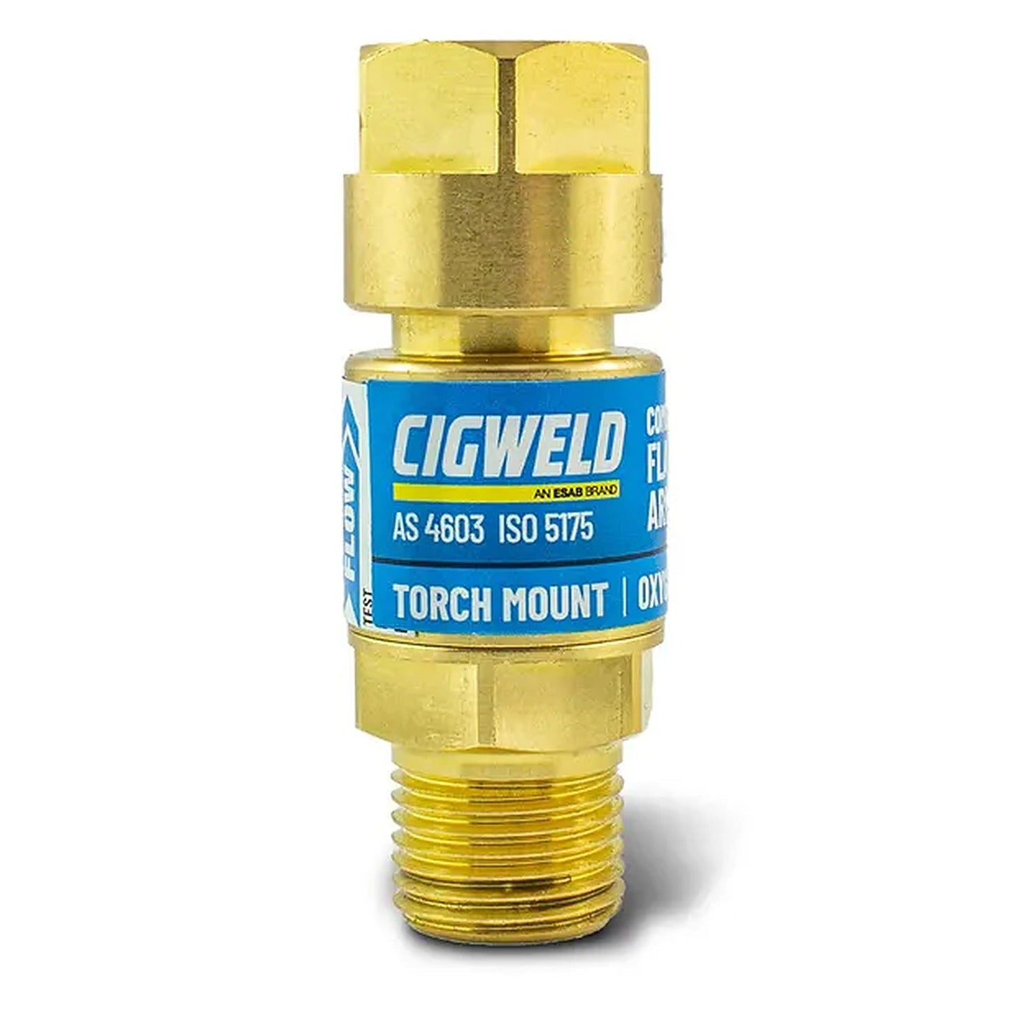 Cigweld Comet Flashback Arrestor Torch Mount Oxygen 208514