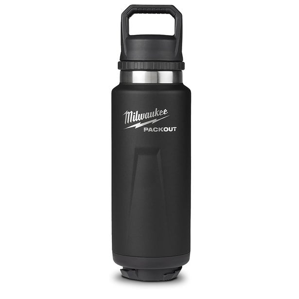 MILWAUKEE PACKOUT™ 1064ml Modular Bottle with Chug Lid - Black 48228397B