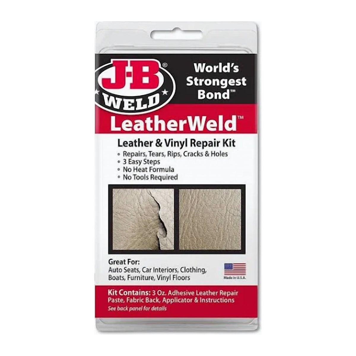 JB Weld 2130 LeatherWeld Leather & Vinyl Repair Kit