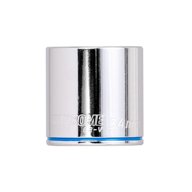 KINCROME 34mm 1/2" Drive Standard Socket  K28832