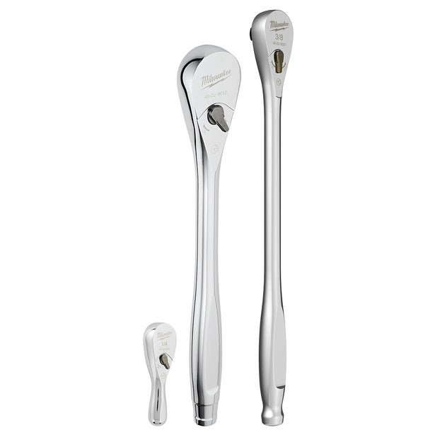 MILWAUKEE 3 Piece Fixed Ratchet Set 48229110