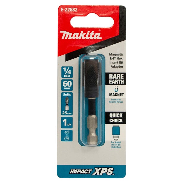 MAKITA IMP-XPS 60mm Quick Chuck Bit Holder E-22682