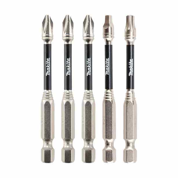 MAKITA 75mm Impact XPS Screwdriver Mixed Bit - 5 Piece E-18633
