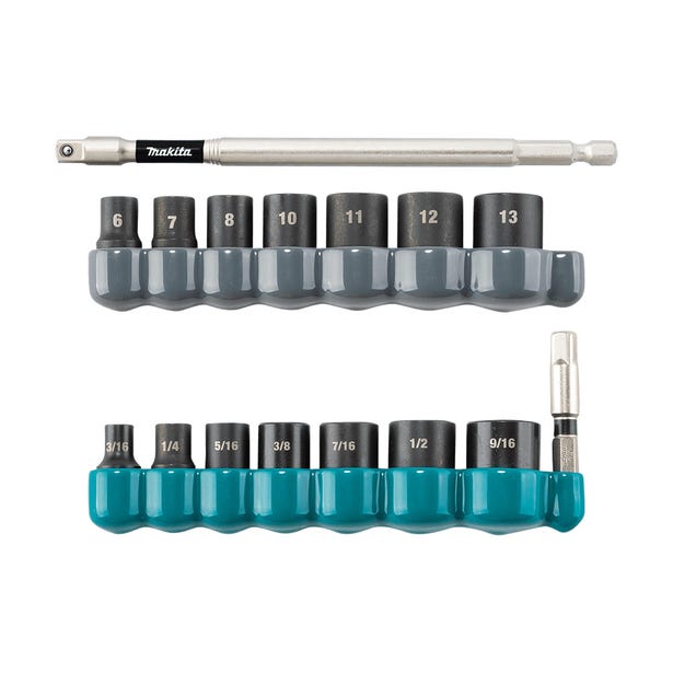 MAKITA Socket Adapter Set - 16 Piece E-19320