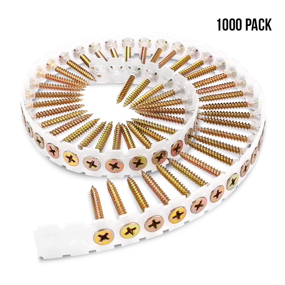 Xtorque XFH32 6G - 17TPI x 32mm Collated Fine Thread Screws - 1000pcs
