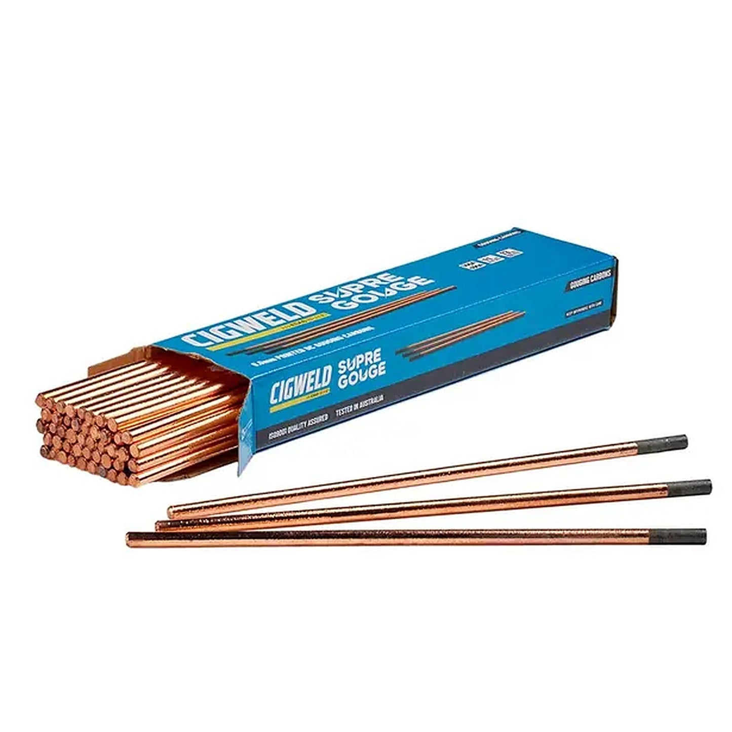 Cigweld Supre Pointed Carbon Gouging Electrodes 6.5mm — 50 Rods 22045003